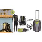 Aqualung Reise Komplett Set PACK & DIVE